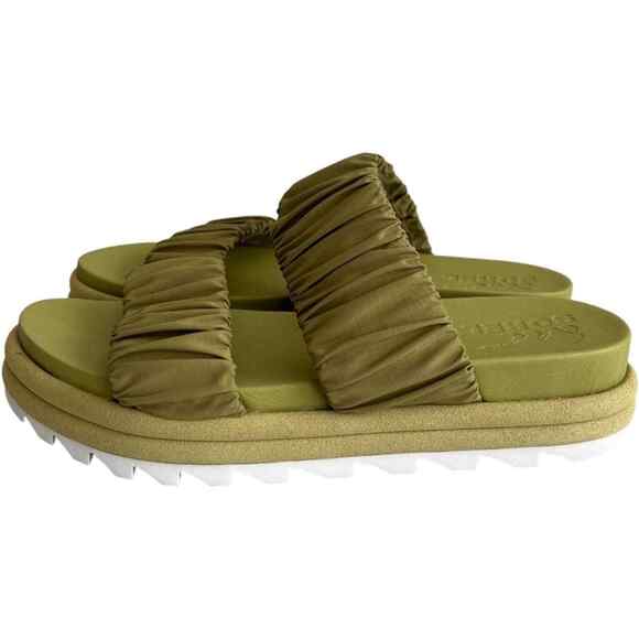 Sorel Olive Shade & Chalk Roaming Women Sandal, US7.5 - Picture 1 of 13